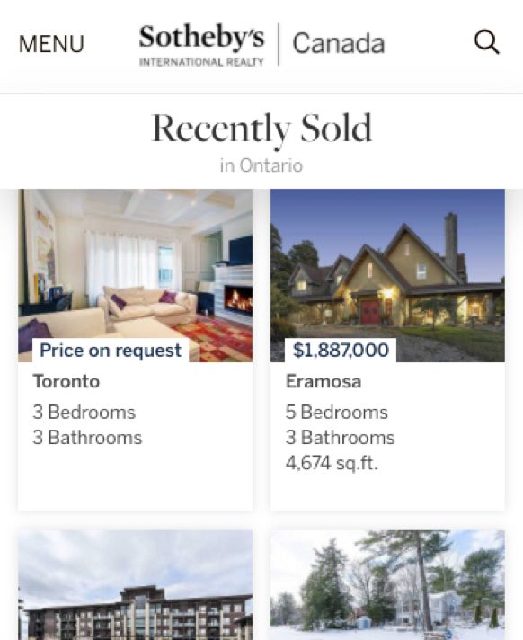 Recently Sold In Ontario Flyer